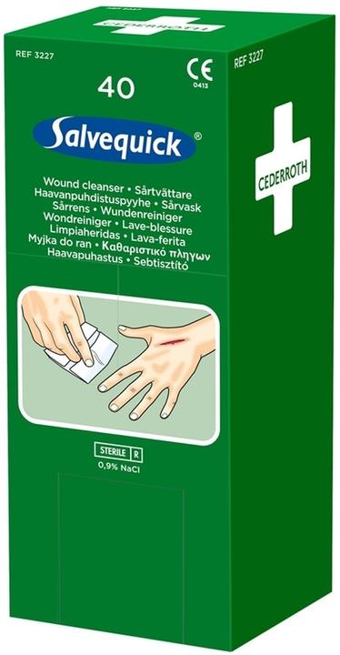 Produktbild Salvequick Wundreiniger sterile physiologische Kochsalzlösung (40 x)