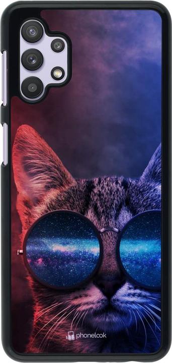 Image du produit PhoneLook Coque Red Blue Cat Glasses (Samsung Galaxy A32 5G)
