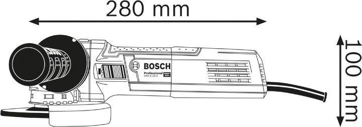 Produktbild Bosch Professional Akku Winkelschleifer GWX 750 125 mm W (125 mm)