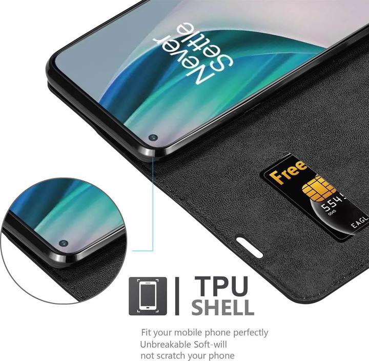 Produktbild Cadorabo Book Invisible Magnet Cover (OnePlus Nord N100)