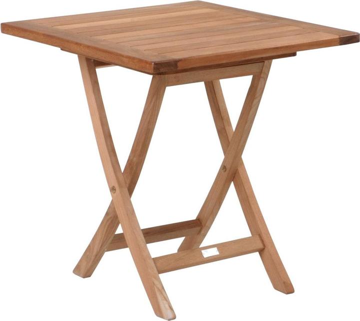 Immagine prodotto Zebra Tavolo da poker pieghevole 70x70cm in teak (70 cm)