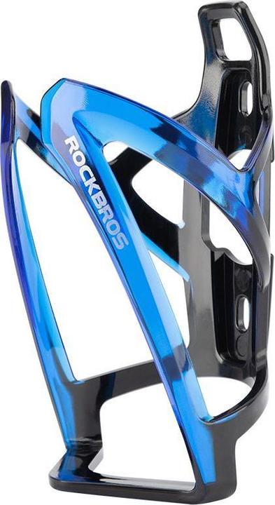 Actual product image Rockbros FK338 bicycle holder for water bottle - black and blue