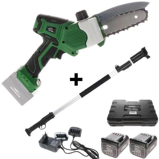 GreenBay 2X16.8 V 2 Ah cordless pole pruner