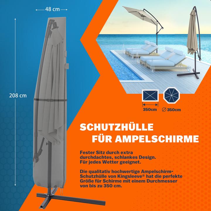 Actual product image Kingsleeve Ampelschirm Schutzhülle