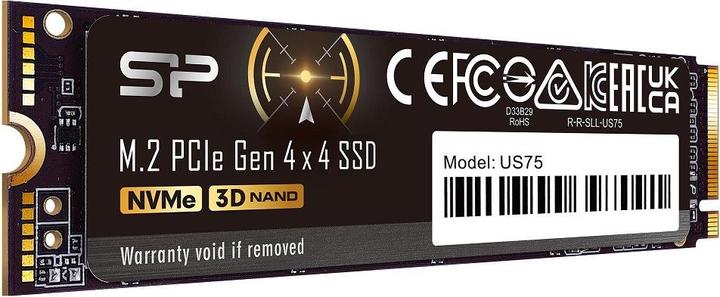 Actual product image Silicon Power SSD US75 2TB M.2 PCIe NVMe (2000 GB, M.2 2280)
