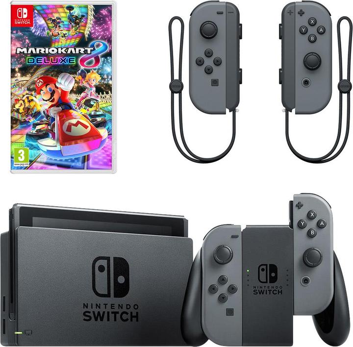 Nintendo Switch + MK8 + Joy-Con Set