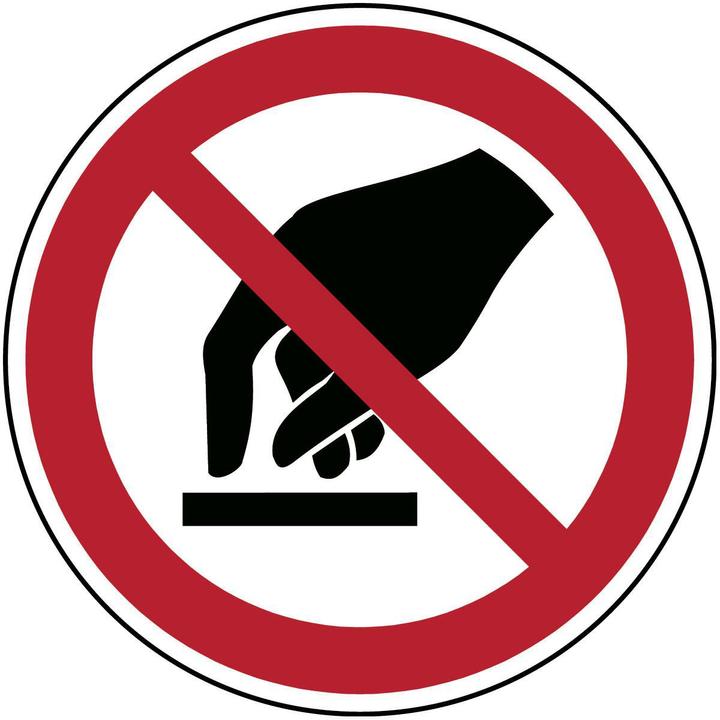 Immagine prodotto Brady Cartello di sicurezza ISO - Vietato toccare