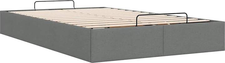 Produktbild VidaXL Ottoman-Bett ohne Matratze Dunkelgrau 120x200 cm Stoff (120 x 200 cm)