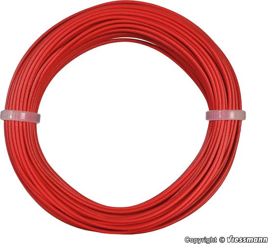 Actual product image Viessmann Kabelring 0,14mm rot 10m