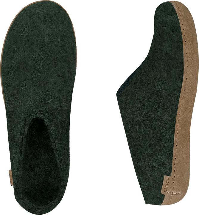Actual product image Glerups Leather sole slippers (39)