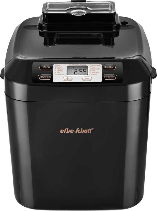 Produktbild Efbe-Schott EFBE Schott SC BBA 1000 BK CP Brotbackautomat Timerfunktion, Antihaftbeschichtung, Cool-Touch-Gehäu