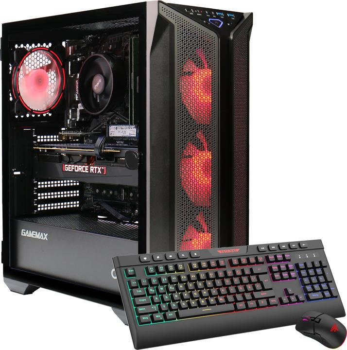 Image du produit Hyrican GAMEMAX Brufen C1 7427 Ryzen 5 7500F 32GB DDR5 1TB SSD RTX 4060 (AMD Ryzen 5 7500F, 32 Go, 1000 Go, GeForce RTX 4060)