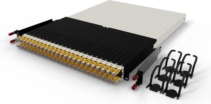Actual product image PATCHBOX one / 30RU / Cat 6A, STP, 1.8 m, yellow (STP, CAT6a, 1.80 m)