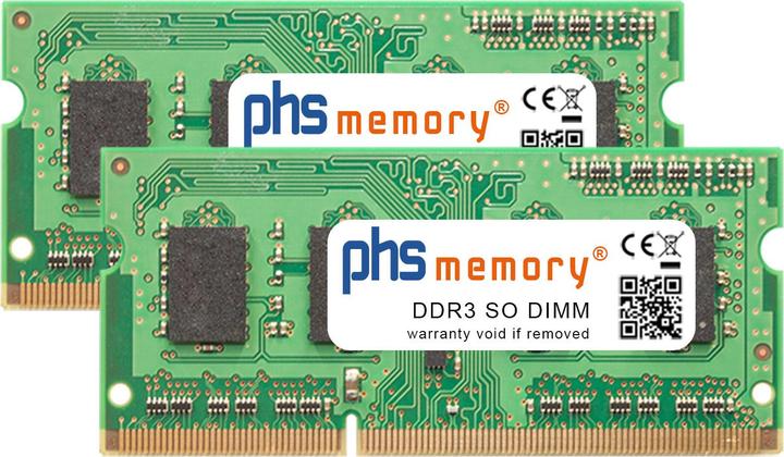 Immagine prodotto PHS-memory Kit di memoria RAM da 8GB (2x4GB) per Synology RackStation RS815+ DDR3 SO DIMM 1600MHz PC3L-12800S (RS815+, 2 x 4GB)