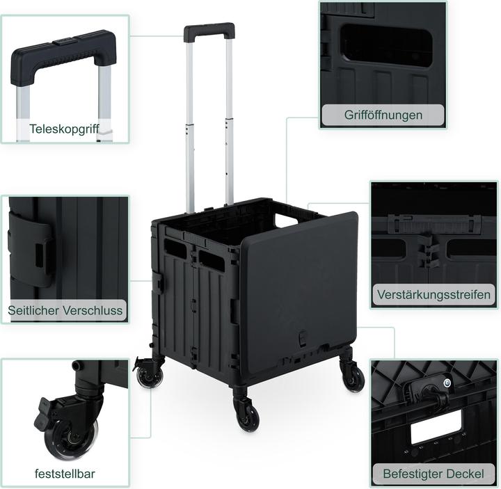 Image du produit Relaxdays Chariot-de-courses