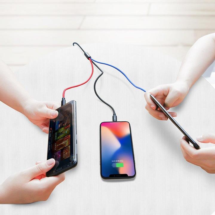 Image du produit Baseus Trois couleurs primaires 3 en 1 (0.30 m, USB 2.0)