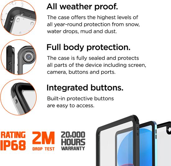 Produktbild Eiger Peak 3000 Case (iPad 2025 (11. Gen), iPad 10.9 (2022))