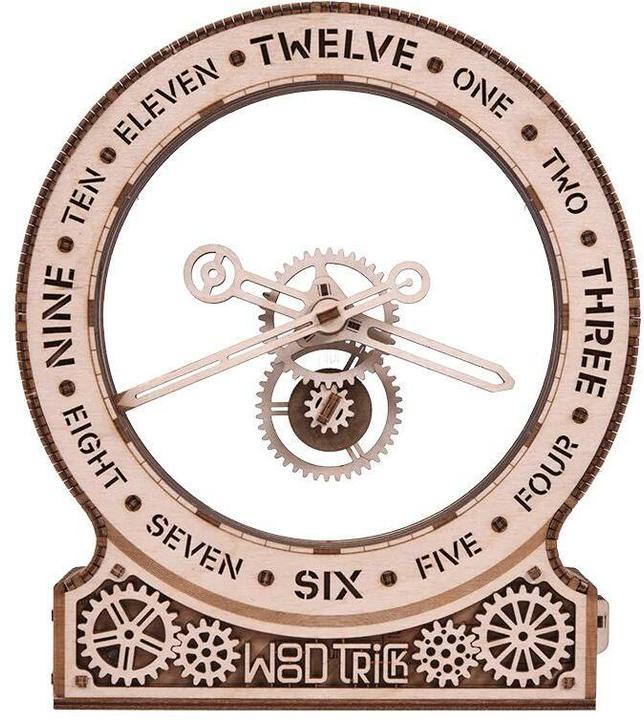 Actual product image Wood Trick Kinetic Clock Modern
