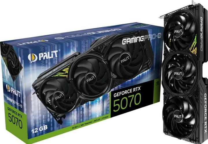 Produktbild XpertVision Palit RTX5070 TI GamingPro-S 16GB GDDR7 HDMI 3xDP (16 GB)