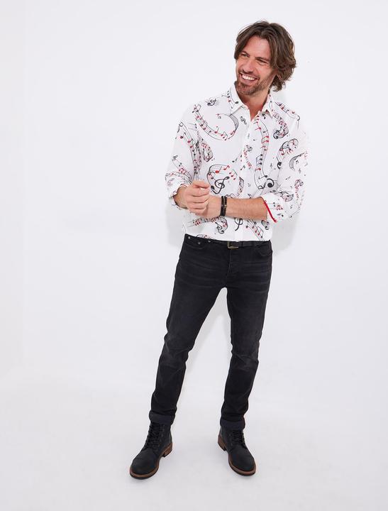 Produktbild Joe Browns Music Note Print Long Sleeve Shirt (M)