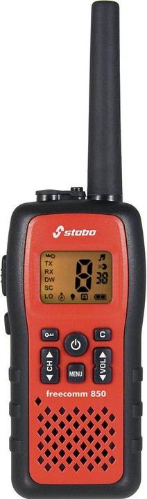 Immagine prodotto Stabo Elettronica 20850 Freecomm 850 Set Radio PMR IPX7 Impermeabile, Batterie agli ioni di litio (10 km)