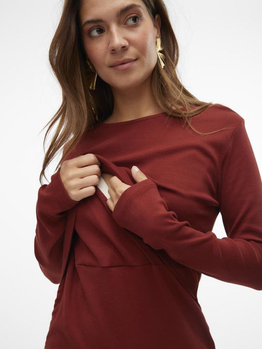 Produktbild Mamalicious Mlemily June Ls Jrs Midi Dress 2f Noos (XL)
