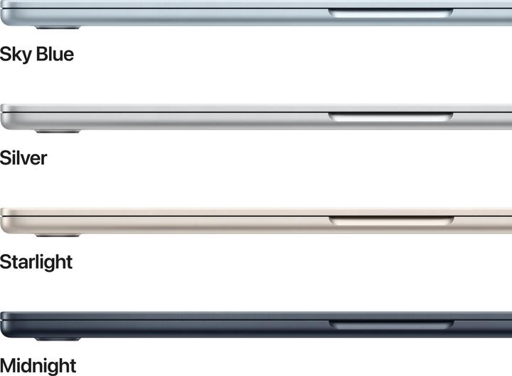 Produktbild Apple MacBook Air – 2025 (15.30", M4, 16 GB, 256 GB, DE)