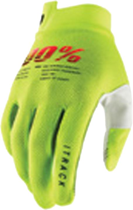 Produktbild 100% iTrack Handschuhe fluo gelb M (M)