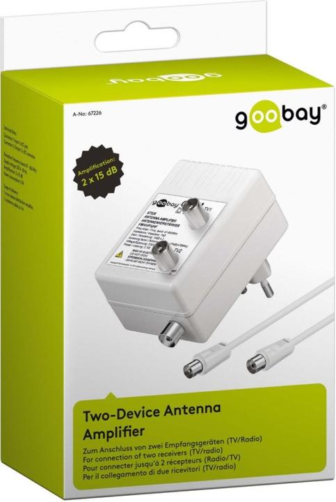 Actual product image Goobay Two-device antenna amplifier (Amplifier)