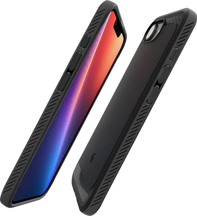 Immagine prodotto Spigen Rugged Armor MagFit TPU Back Cover Schwarz Apple iPhone 16e (Apple iPhone 16e)