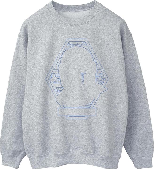 Produktbild Star Wars The Mandalorian Outline Helm Diamond Sweatshirt (XL)