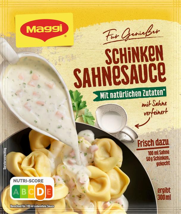 Maggi FOR GENIESSER Ham cream sauce, yields 300ml