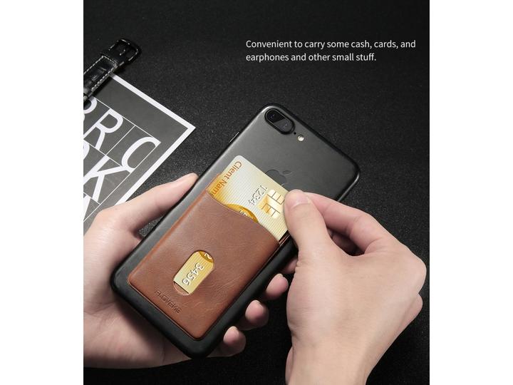 Image du produit Floveme Porte-cartes Housse en cuir autocollante pour smartphones (Universel)