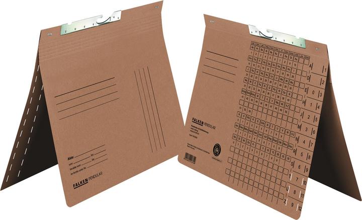 Immagine prodotto Falken Cucitrice a pendolo, cartoncino Manila RC, 230 g/m², DIN A4, 265 x 318 mm, marrone, 50 pezzi. (A4, 1 x)
