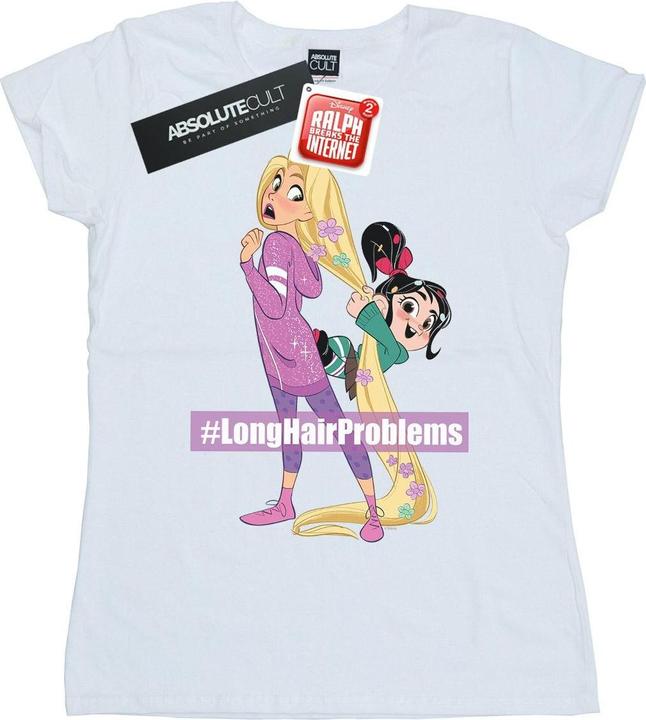 Immagine prodotto Disney Wreck It Ralph Rapunzel And Vanellope Maglietta Donna (XXL)