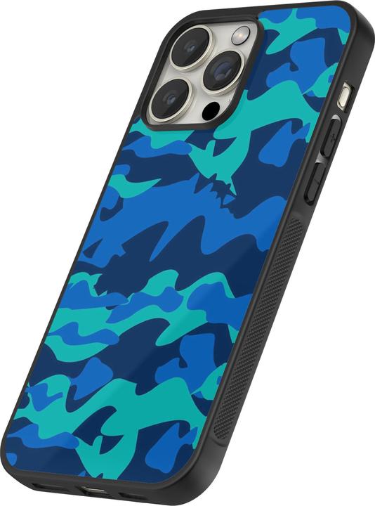 Immagine prodotto PhoneLook Coque Silicone rigide noir Camo Blue (Apple iPhone 12 Pro Max)