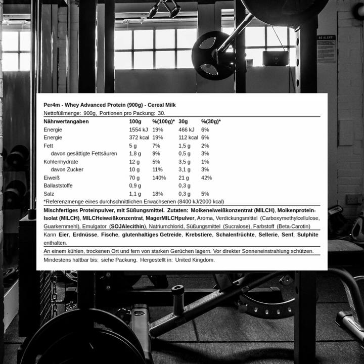 Actual product image Per4m Whey Advanced Protein (Cereal Milk, 1 pcs., 900 g)