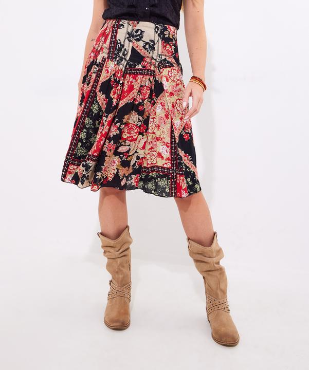 Produktbild Joe Browns Floral Patchwork Knee-Length Skirt (38)