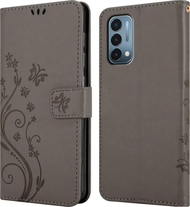 Actual product image Cadorabo Flower Book cover (OnePlus North N200 5G)