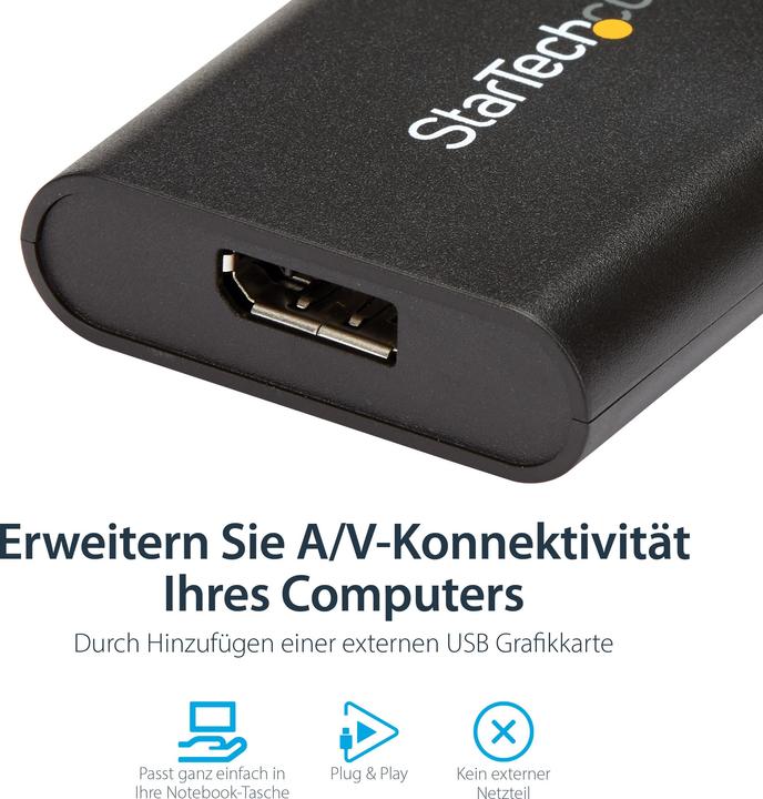 Immagine prodotto StarTech USB 3.0 — DisplayPort (USB 3.0, 20 cm)