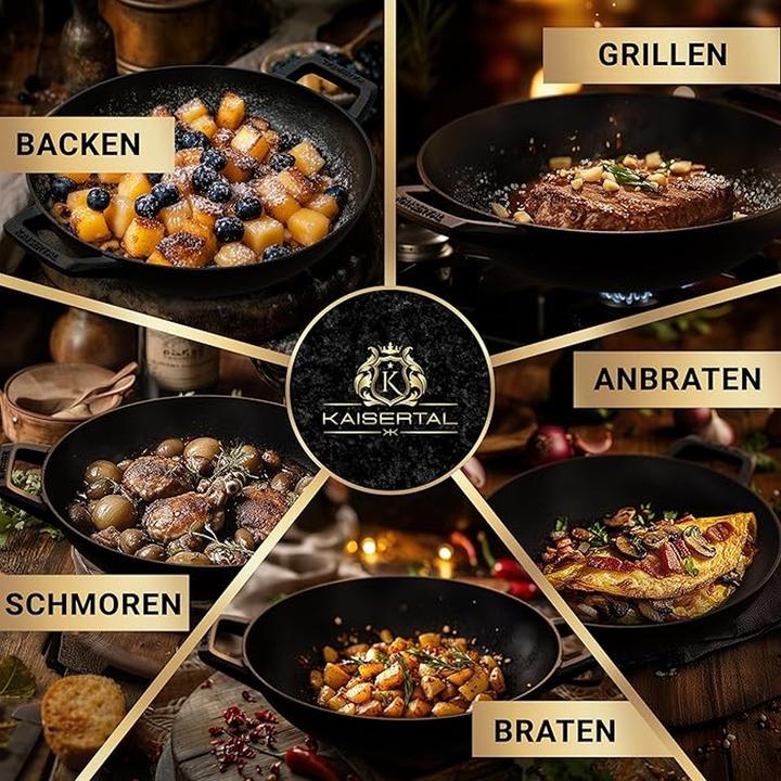 Produktbild Kaisertal Wok ohne Deckel (Wok Pfanne, Gusseisen)