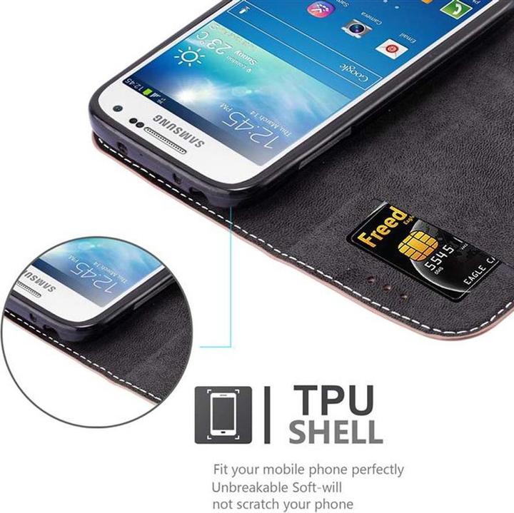 Productafbeelding Cadorabo Boek X Portemonnee Hoesje (Samsung Galaxy S4 mini)