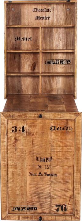 Actual product image SIT Möbel Folding table with 2 stools Rustic nature (60 x 80 x 25 cm)