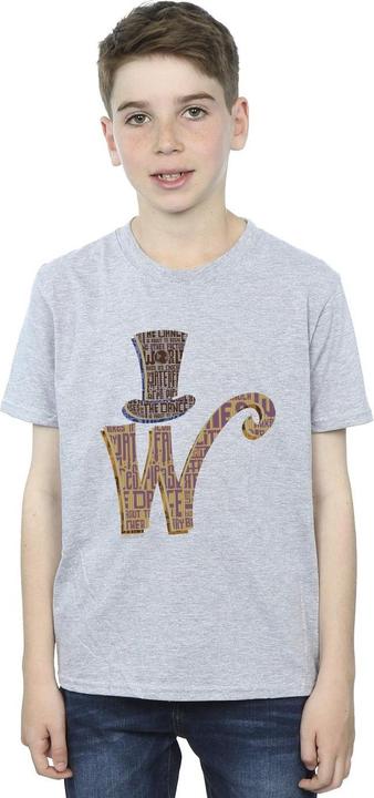 Immagine prodotto Willy Wonka & the Chocolate Factory W Logo Hat Maglietta Ragazzi (116)
