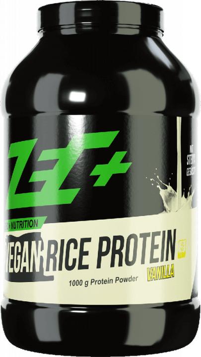 Actual product image Zec+ Nutrition Vegan Rice Protein (1000g tin) (Vanilla, 1 pcs., 1000 g)
