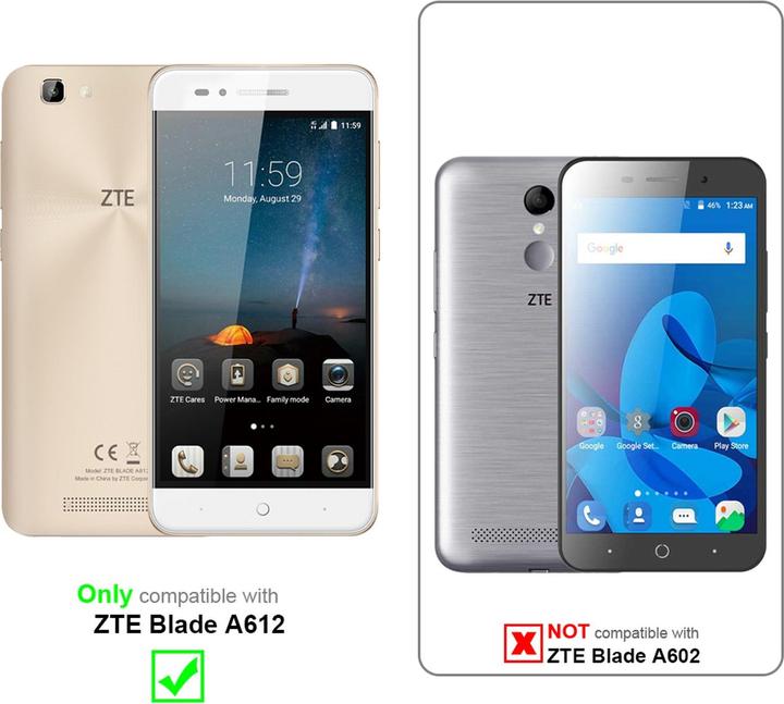 Productafbeelding Cadorabo Flip als onzichtbaar deksel (ZTE Blade A612)