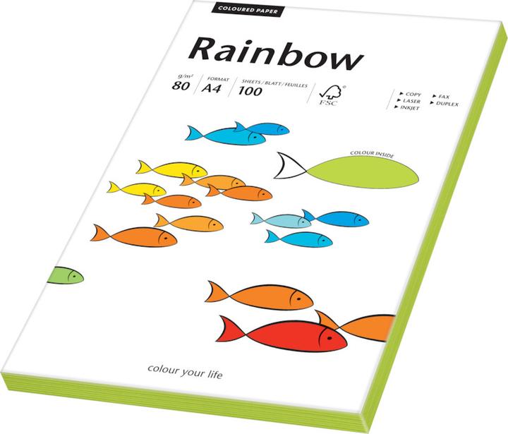 Actual product image Rainbow Copy paper neon colored (80 g/m², 100 x, A4)