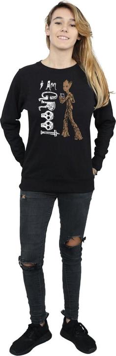 Image du produit - Sweat AVENGERS INFINITY WAR AM TEENAGE GROOT - Femme (S)