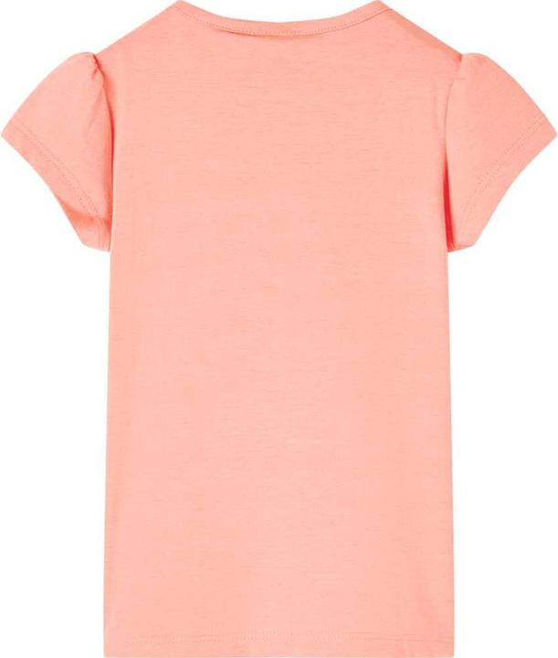 Actual product image VidaXL Children's T-shirt coral pink 104,Material: 95 % cotton. 5 (104)