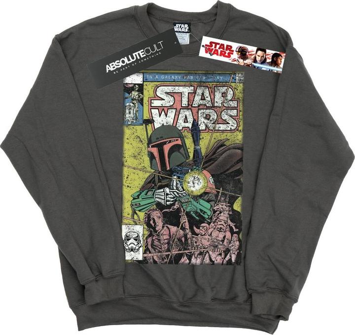 Immagine prodotto Star Wars Boba Fett Comic Felpa Uomo (S)